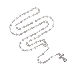 Sterling silver filigree rosary bead