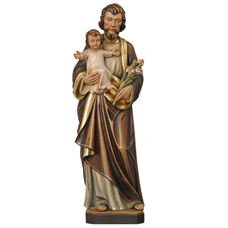 St Joseph Statue in Wood | Savelli Religious