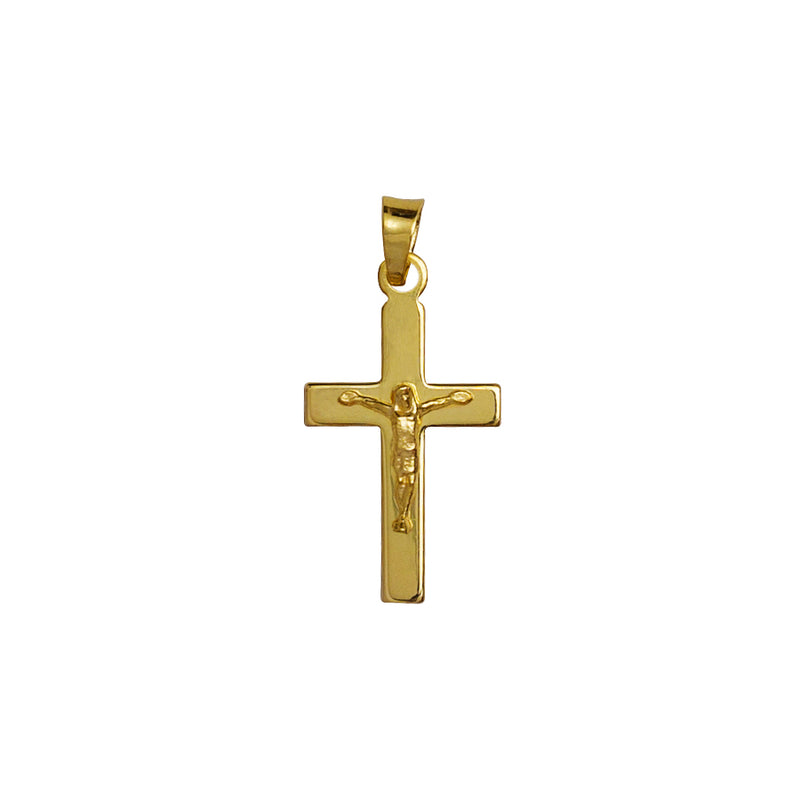 vermeil silver crucifix pendant