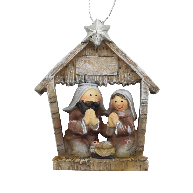 Nativity Christmas ornament resin