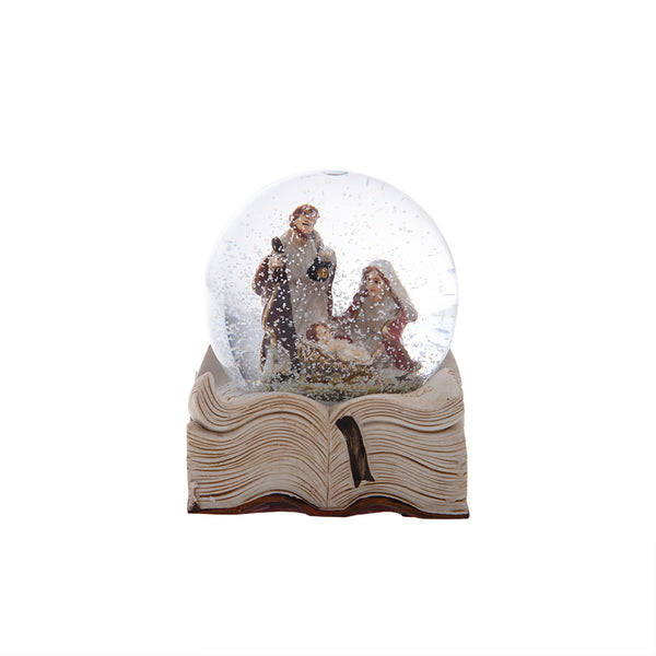 Snow globe with Nativity