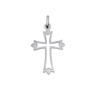 Openwork cross pendant in sterling silver