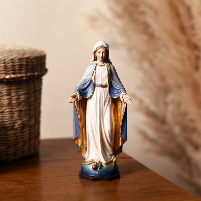 Our Lady of Grace Statue in Wood