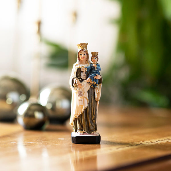 Our Lady of Mt Carmel resin statue