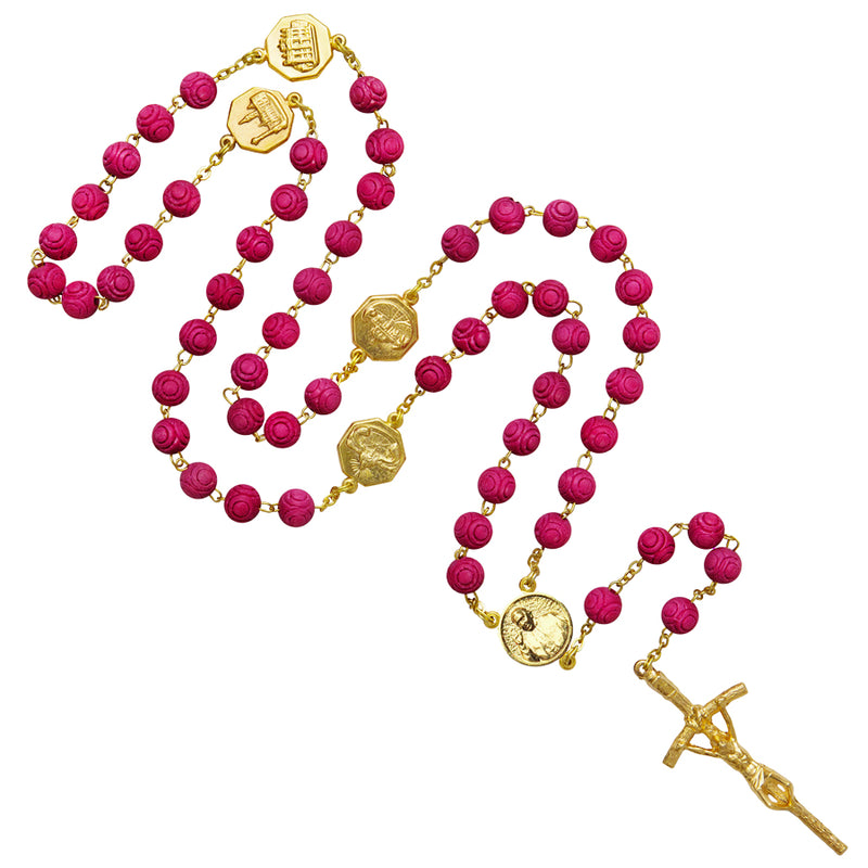 Rose petal scented rosary