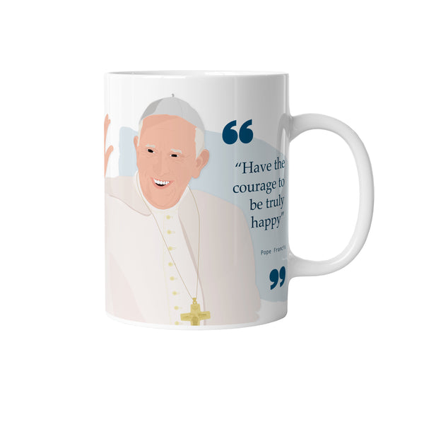 Souvenir Mug with Pope Francis Quote