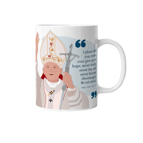 Souvenir Mug with Pope John Paul II Quote