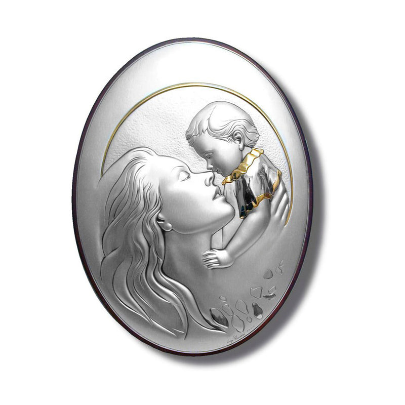 MADONNA WITH CHILD - PICTURE - SILVER