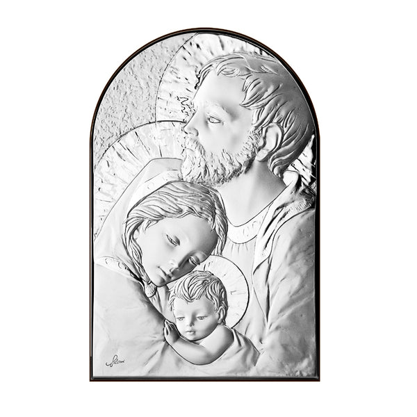 Holy Family silver religious picture