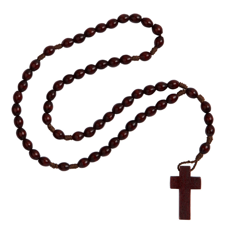 Dark wood rosary