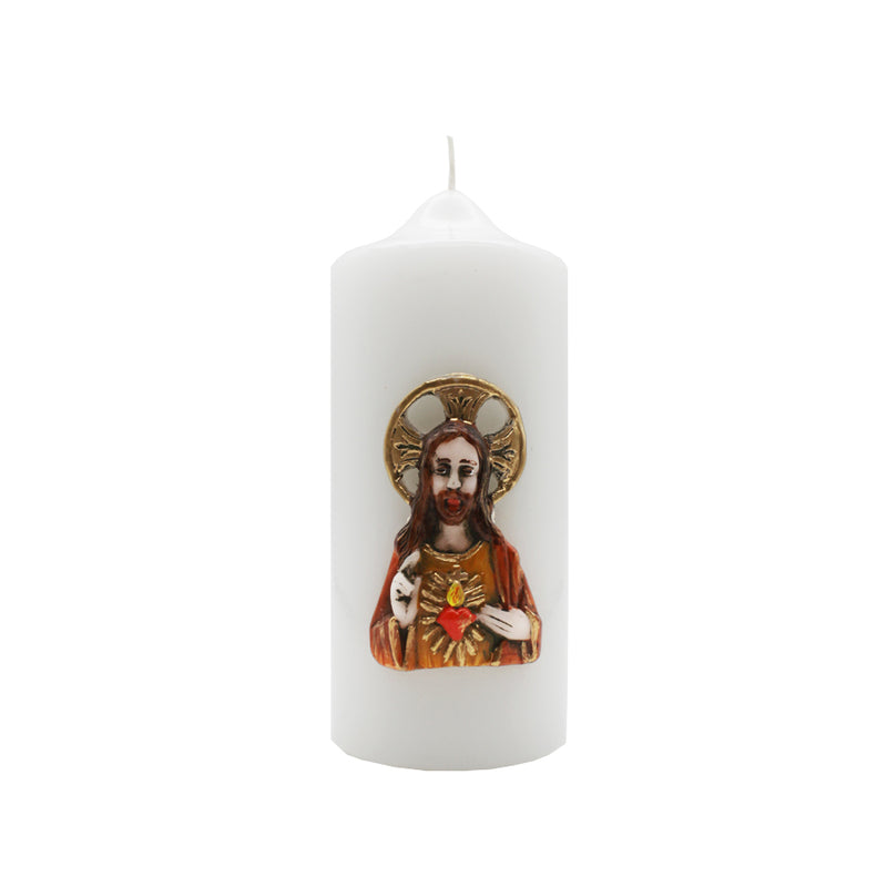 Sacred Heart of Jesus candle