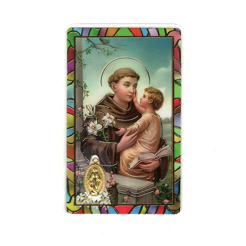St. Anthny of Padua holy card