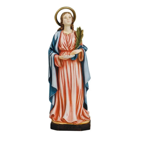 St. Lucy statue in resin