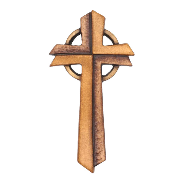 St. Patrick Cross for wall in wood