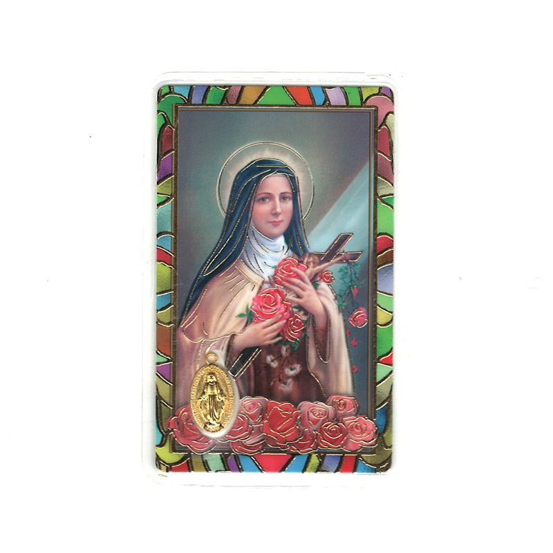 St. Therese of Lisieux prayer card
