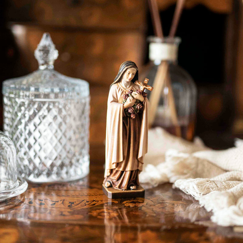 St Therese of Lisieux Wooden Statue