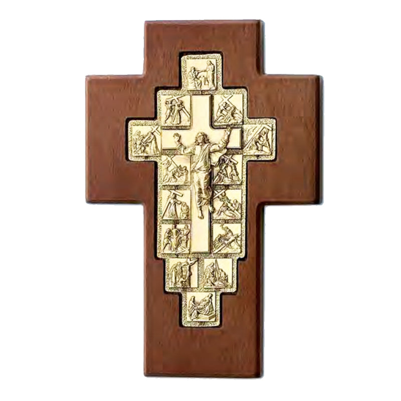 Stations of the cross wall cross