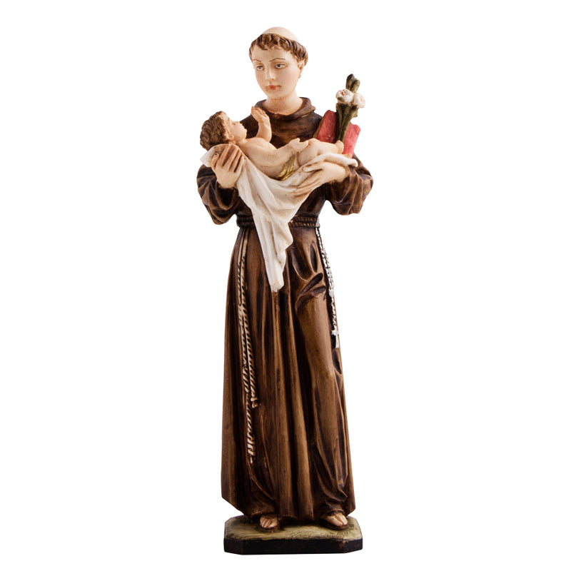 St Anthony of Padua resin statue