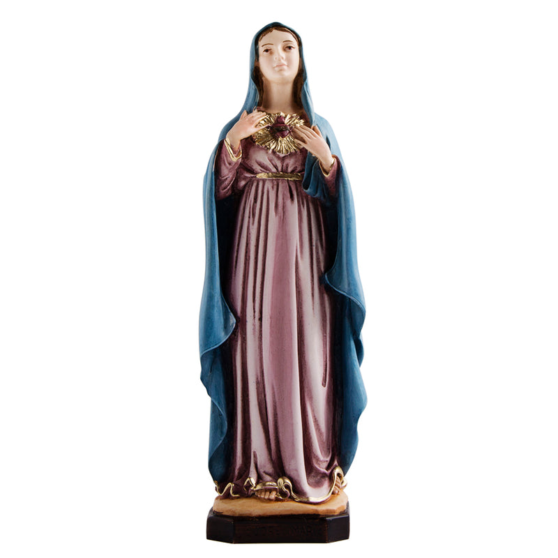 Immaculate heart of Mary resin statue