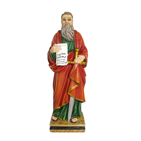 Saint Paul resin statue