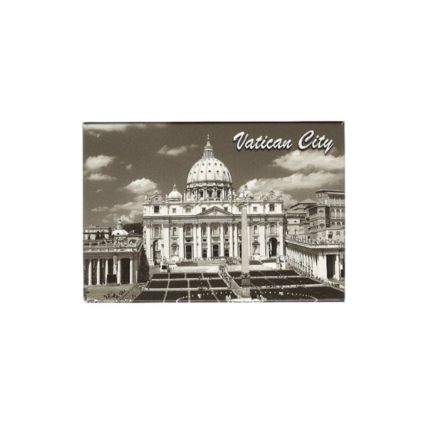 St Peter's Square in Black and White Souvenir Magnet