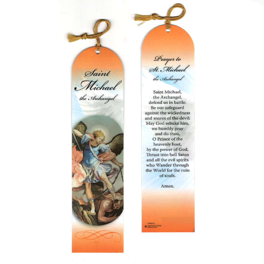 St Michael Christian Bookmark | Savelli Religious